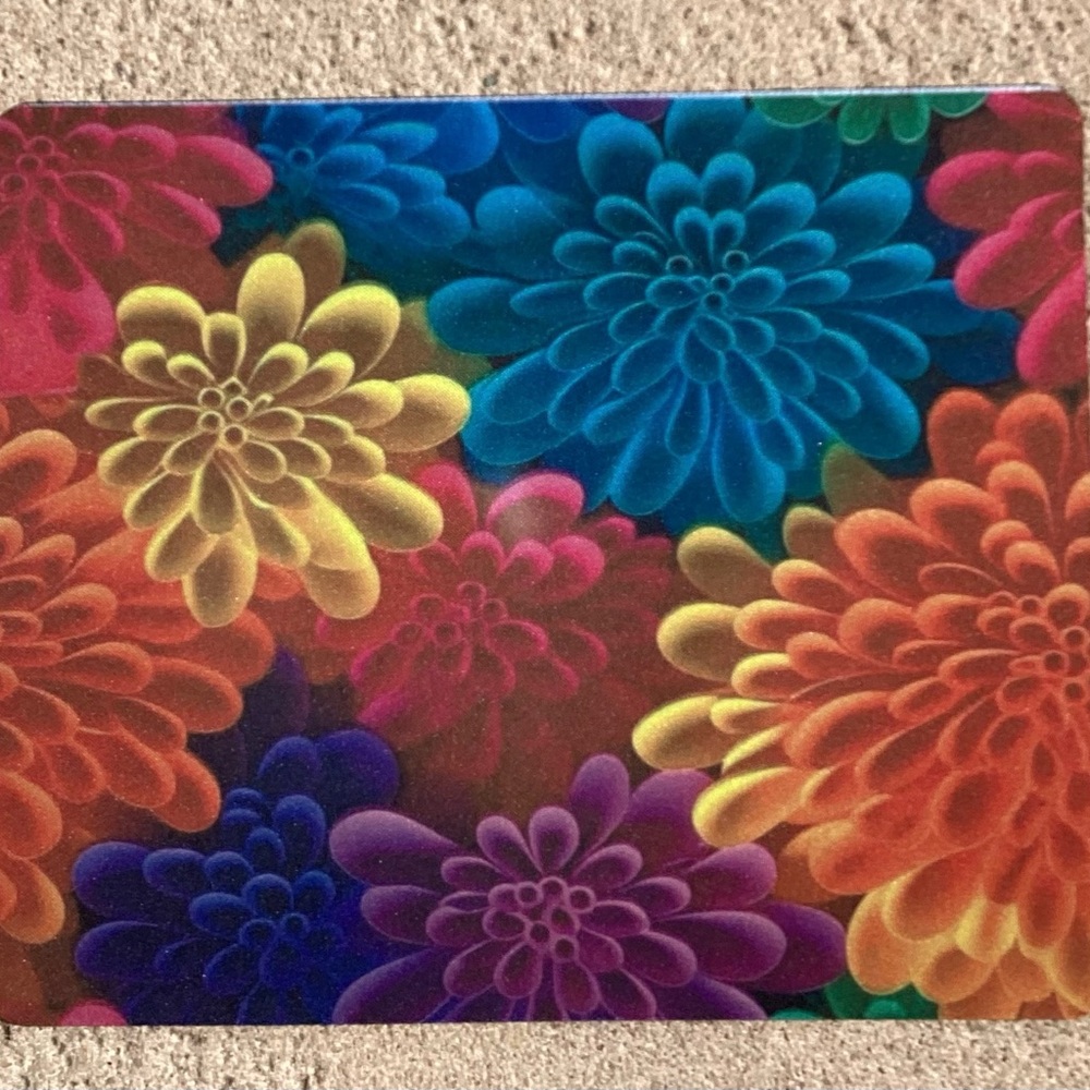 Floral Multicolor Decorative Mouse Pad